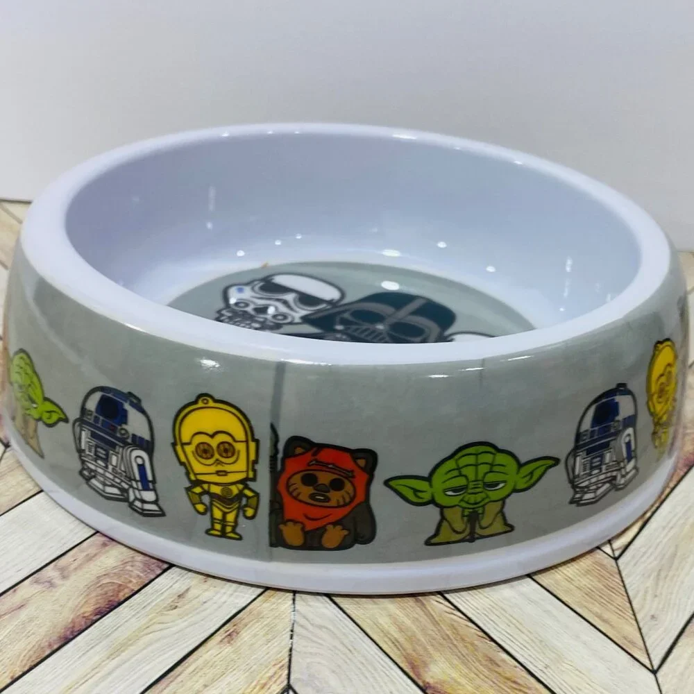 Disney Star Wars Melamine Pet Bowl New!